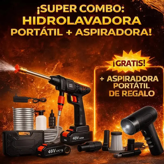 HydroMax 2X + Aspiradora Portátil de Regalo